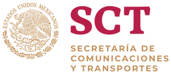 Logo Secrétariat de Communications et Transports de Mexico (SCT)