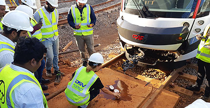 Inauguración Mauritius Metro