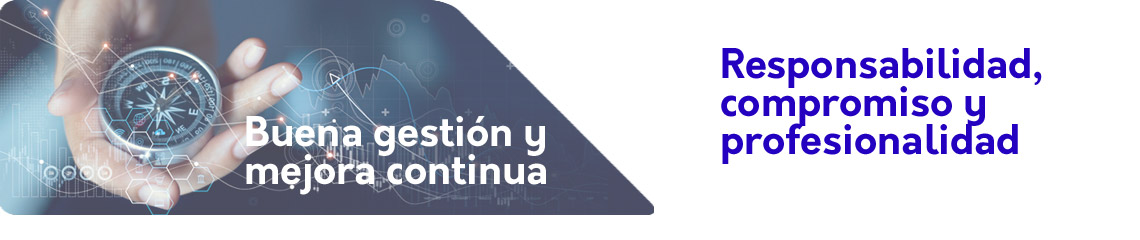 Buena gestión y mejora continua, Responsabilidad, compromiso y profesionalidad